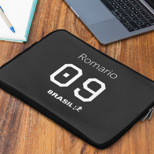 Anpassningsbar Brasil Seleção Personlig Utrustning Laptop Fodral