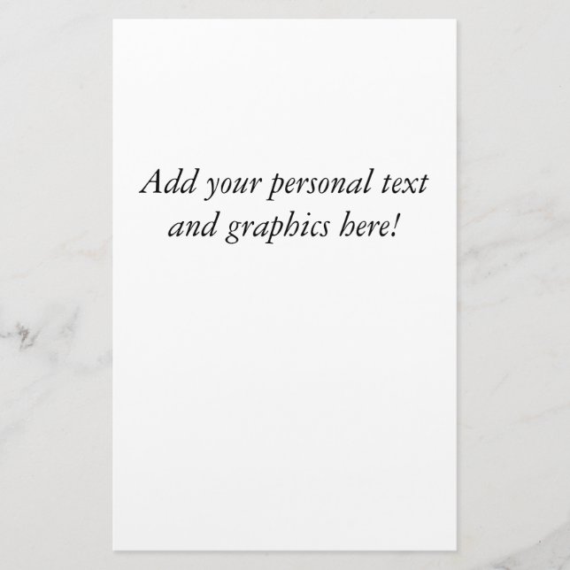 Anpassningsbar Brev Bröllop Stationery Brevpapper (Framsida)