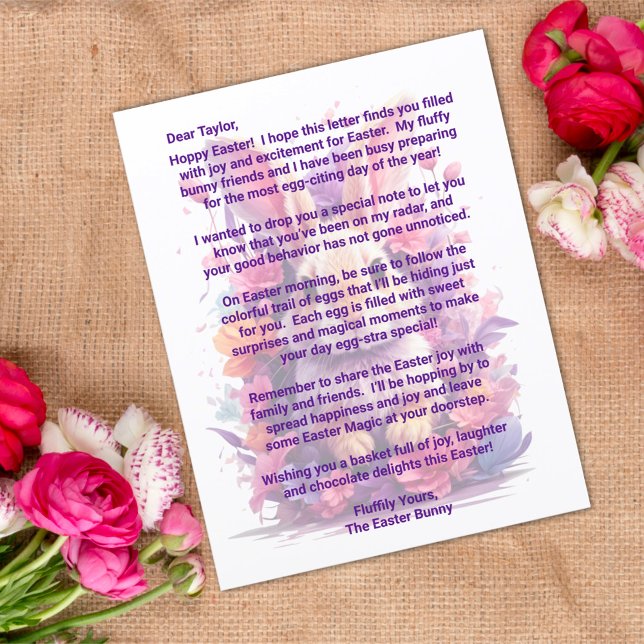 Anpassningsbar Brev från Påskharn (Skapare uppladdad)