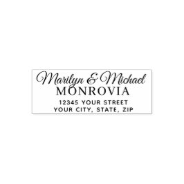 Anpassningsbar Bride and Groom Självfärgande Stämpel