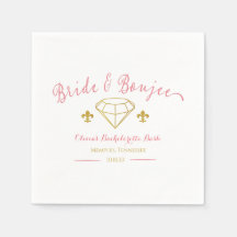 Anpassningsbar Bride Boujee Diamond Bachelorette P