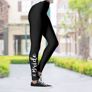 Anpassningsbar Bride Leggings med Monogram ANPAS