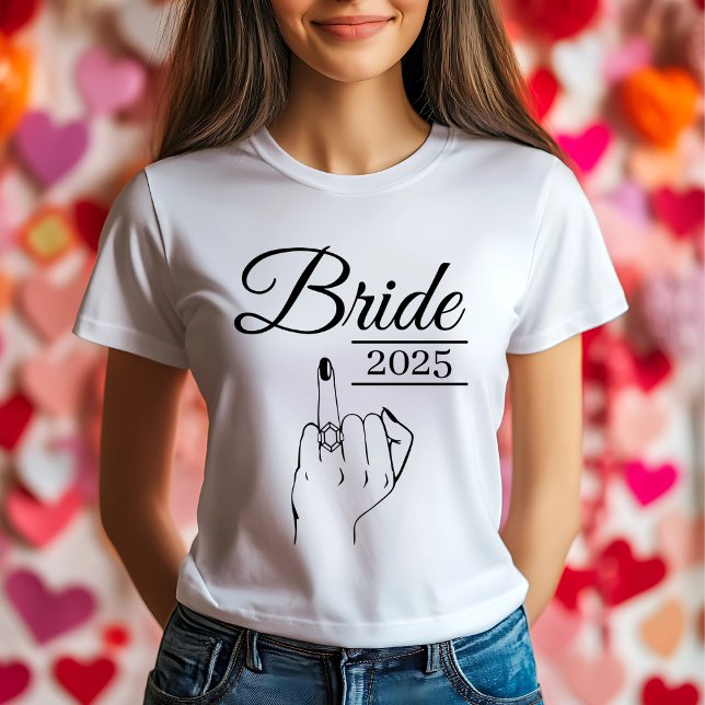 Anpassningsbar Bride Shirt - Funny Bachelorette Pa T Shirt (Skapare uppladdad)