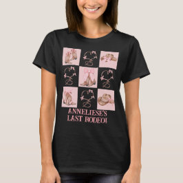 Anpassningsbar Brides Last Rodeo Bachelorette Girl T Shirt