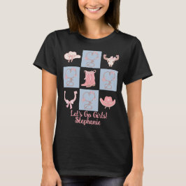 Anpassningsbar Brides Låt oss Go Girls! Bacheloret T Shirt