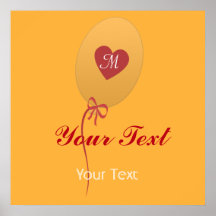 Anpassningsbar Bright Gult Balloon Baby Party föde