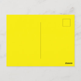 Anpassningsbar Bright Gult Bild-Perfekt Standard Vykort