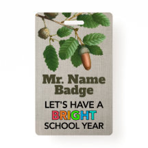 Anpassningsbar Bright School Badge