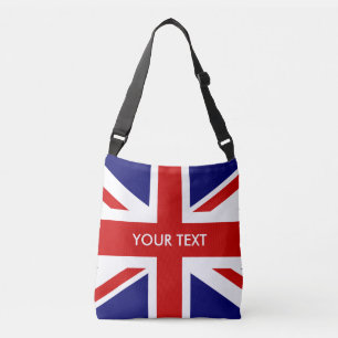 Anpassningsbar British Union Jack flagga body bag Axelväska