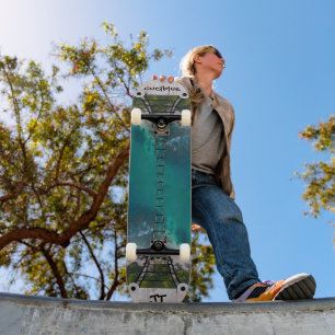 Anpassningsbar bro över Skateboard Vatten