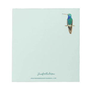 Anpassningsbar Broad-billed Hummingbird Anteckning Anteckningsblock