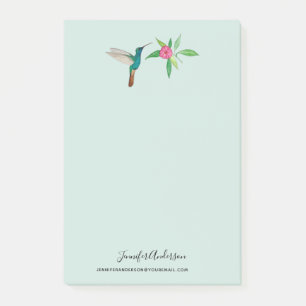 Anpassningsbar Broad-billed Hummingbird Post-it Block
