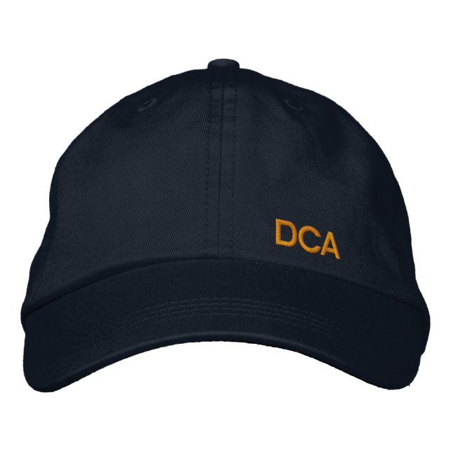 Anpassningsbar Broiderat Hat med ditt monogram Broderad Keps (Framsida)