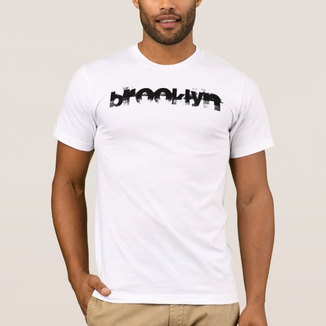 Anpassningsbar Brooklyn Nyc New York City Classic  T Shirt (Framsida)