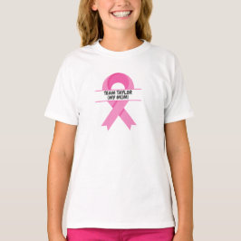 Anpassningsbar Bröstcancer medvetenhet Team T Shirt