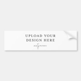 Anpassningsbar Bumper-etikett Bildekal