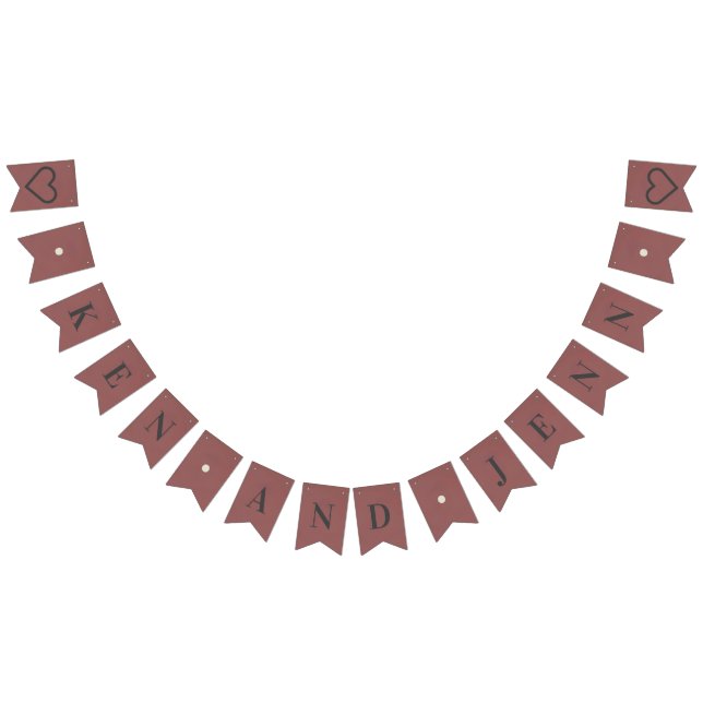 Anpassningsbar Bunting Banner - Blushing Champagne Vimplar (Alla)