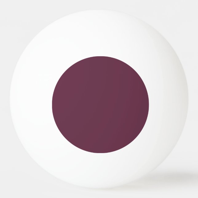 Anpassningsbar Burgundy Ping Pong Boll (Framsidan)