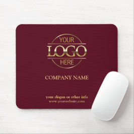 Anpassningsbar Burgundy Promotional Company Busine Musmatta