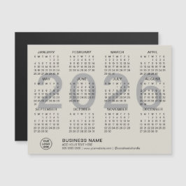 Anpassningsbar Business 2026 Magnetic Calendar