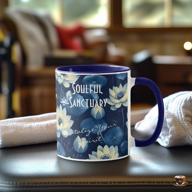 Anpassningsbar Business Boho Hälsa Mugg - Tranquil (Skapare uppladdad)