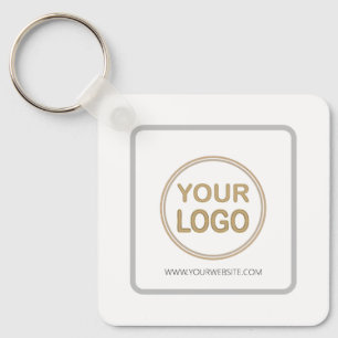 Anpassningsbar Business Branding Logotyp Template Nyckelring