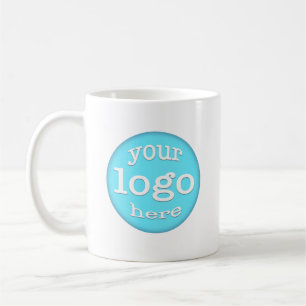 Anpassningsbar Business Company Logotyp Branded Co Kaffemugg
