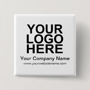Anpassningsbar Business Company Logotyp Knapp