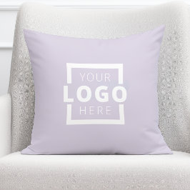 Anpassningsbar Business Company Logotyp Lavender Kudde