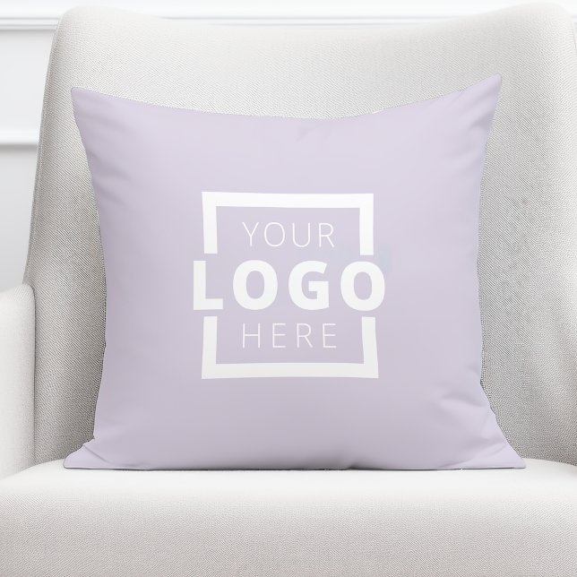 Anpassningsbar Business Company Logotyp Lavender Kudde (Skapare uppladdad)