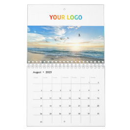 Anpassningsbar Business Company Logotyp Office Pho Kalender