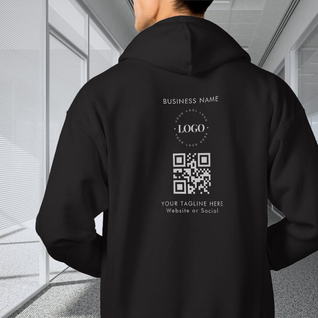 Anpassningsbar Business Company Logotyp QR Code &  Hoodie (Skapare uppladdad)