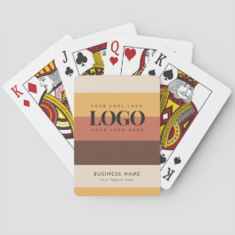 Anpassningsbar Business Company Logotyp Retro Rand Casinokort