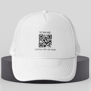 Anpassningsbar Business Company QR-kod och minimal Keps