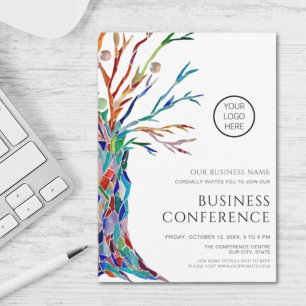 Anpassningsbar Business Conference Inbjudningar