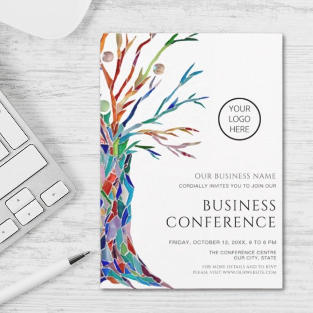 Anpassningsbar Business Conference Inbjudningar (Skapare uppladdad)