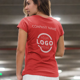 Anpassningsbar Business Corporate Logotyp Employee T Shirt