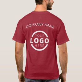 Anpassningsbar Business Corporate Logotyp Employee T Shirt