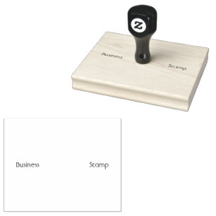 Anpassningsbar Business-Frimärke Black Färg Office Stämpel