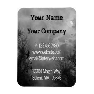 Anpassningsbar Business Grungy Haunted Himlar Magn Magnet