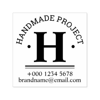 Anpassningsbar Business Handmade Self Inking Rubbe Självfärgande Stämpel