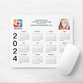 Anpassningsbar Business Logotyp 2024, koncernkalen Musmatta