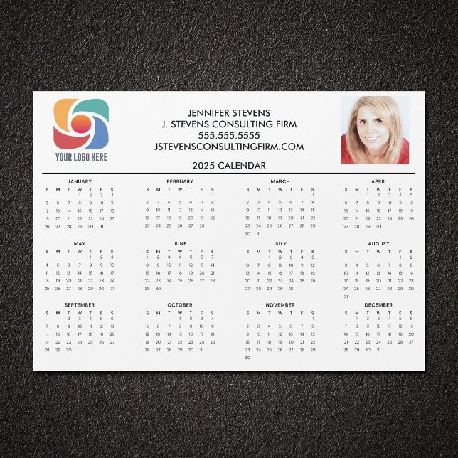 Anpassningsbar Business Logotyp 2025 Company Calen (Skapare uppladdad)