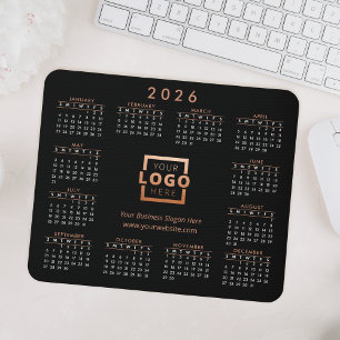 Anpassningsbar Business Logotyp 2026 Calendar Ro G Musmatta
