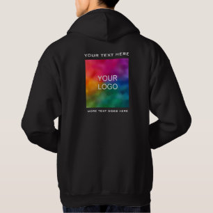 Anpassningsbar Business Logotyp Add Text Employee Hoodie