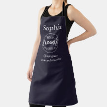 Anpassningsbar Business Logotyp Apron | Modern min