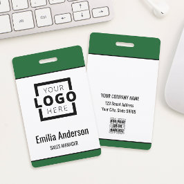 Anpassningsbar Business Logotyp Basic Barcode Empl
