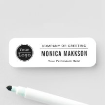 Anpassningsbar Business Logotyp Basic Employee Nam