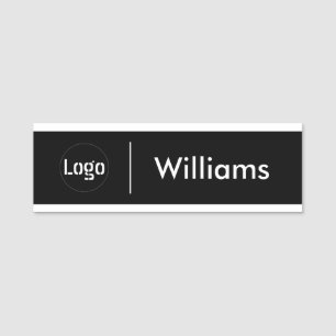 Anpassningsbar Business Logotyp Basic Employee Nam Namnbricka