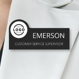 Anpassningsbar Business Logotyp Basic Employee Nam Namnbricka